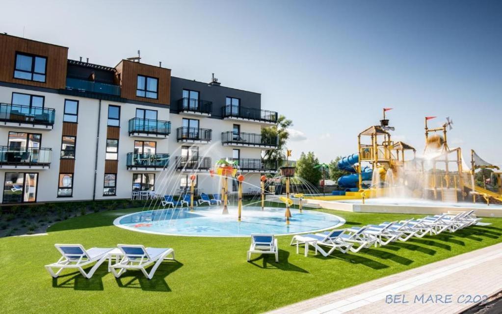 Bel Mare Aqua Apartament Parking Gratis + Taras Мендзиздрое Екстериор снимка